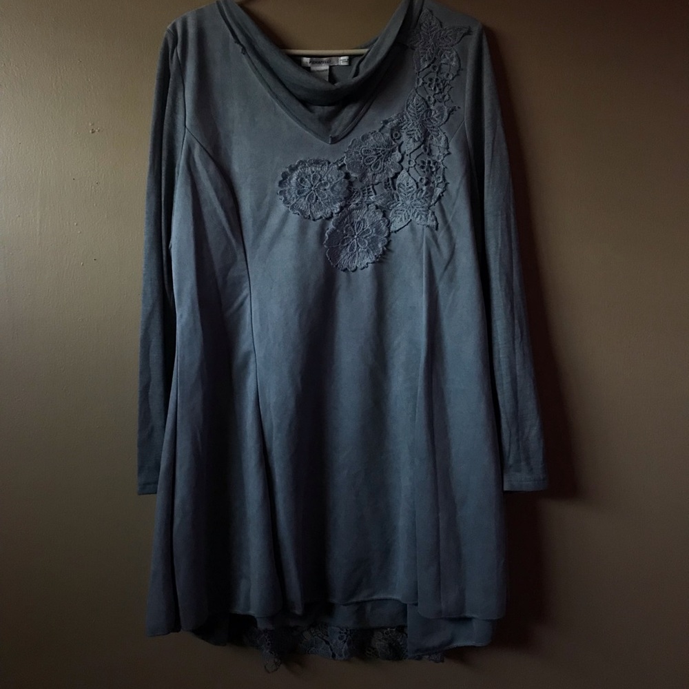 NWT Long Blue Shirt